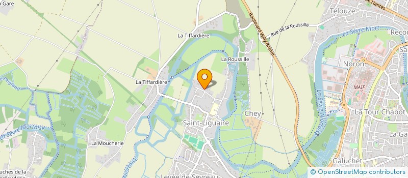 localisation de l'entreprise GABARET  NIORT