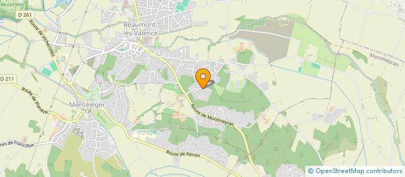 localisation de l'entreprise GABARIT  BEAUMONT-LES-VALENCE