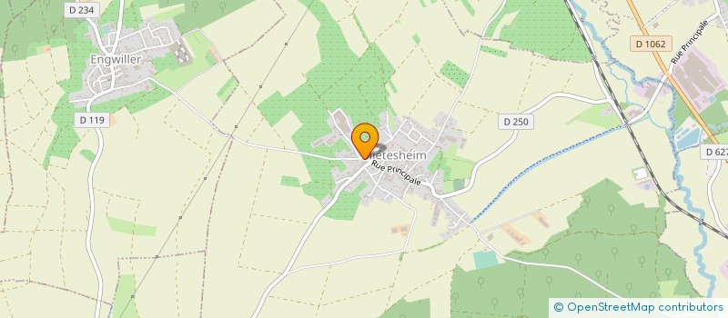 localisation de l'entreprise GABARIT LASER à MIETESHEIM