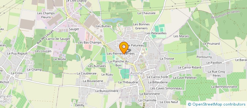 localisation de l'entreprise GABARTH à AVOINE