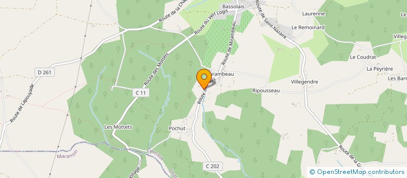 localisation de l'entreprise GABAYOUS  CERCOUX