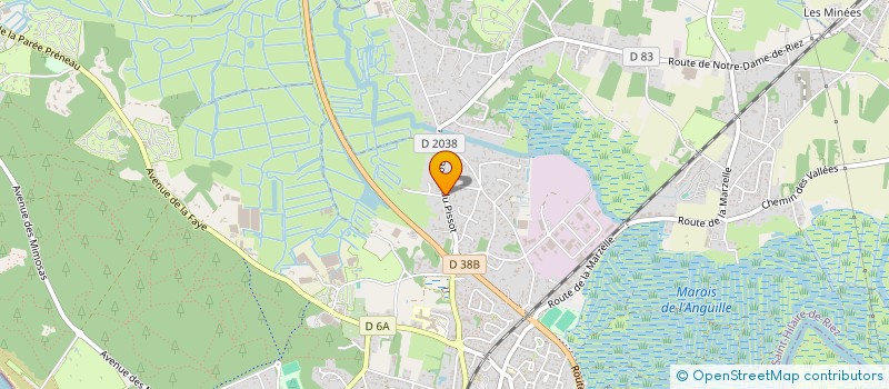 localisation de l'entreprise GABB à SAINT-HILAIRE-DE-RIEZ