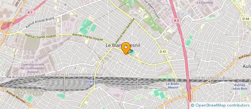 localisation de l'entreprise GABBAT  LE BLANC-MESNIL