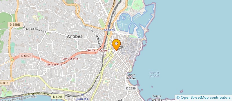 localisation de l'entreprise GABBAY ELIE ET BOYER JEAN P à ANTIBES