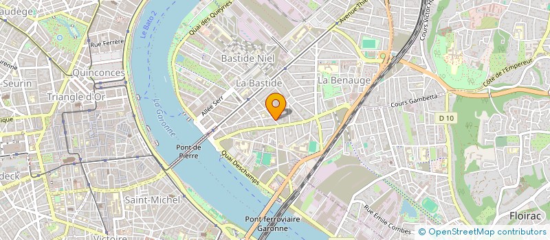 localisation de l'entreprise GABBIANI  BORDEAUX