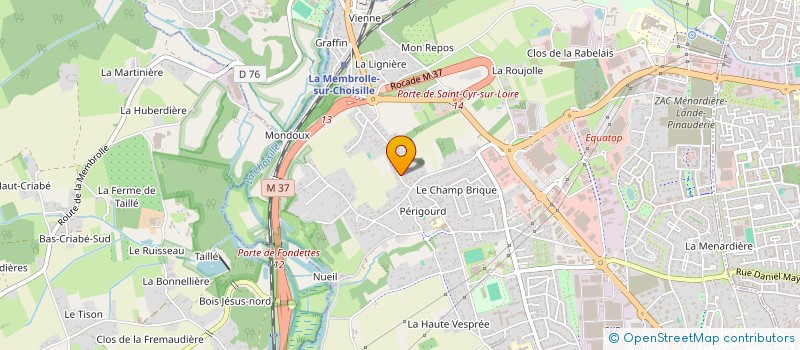 localisation de l'entreprise GABCAM à FONDETTES