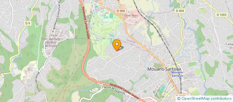 localisation de l'entreprise GABCAND  MOUANS-SARTOUX