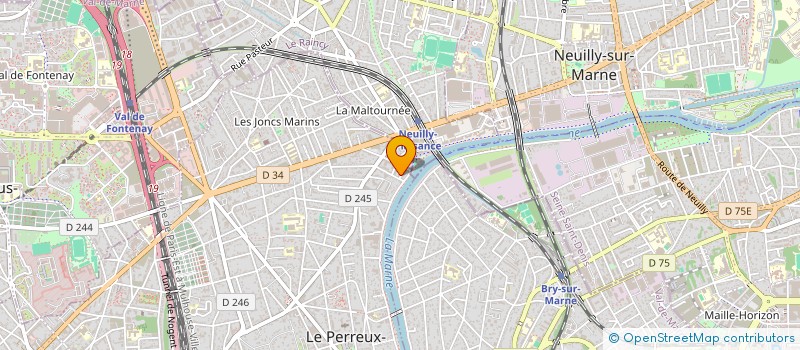 localisation de l'entreprise GABCO à LE PERREUX-SUR-MARNE