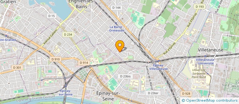 localisation de l'entreprise GABCO.PLAST  DEUIL-LA-BARRE