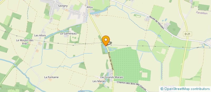 localisation de l'entreprise GABCOM à SANDILLON