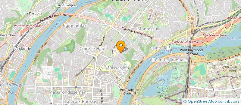 localisation de l'entreprise GABE  CALUIRE-ET-CUIRE