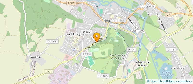 localisation de l'entreprise GABEL à NOGENT-LE-ROI
