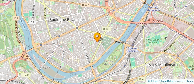 localisation de l'entreprise GABEL CONSULTING à BOULOGNE-BILLANCOURT