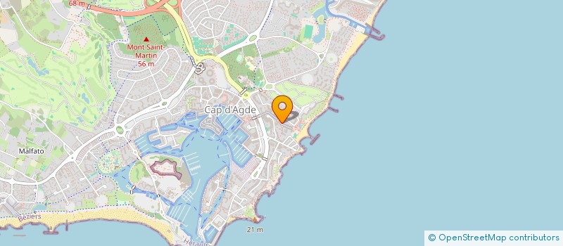 localisation de l'entreprise GABELIA BAR  AGDE