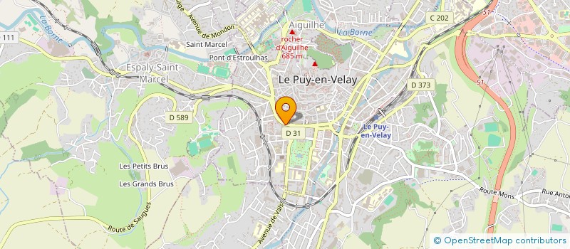 localisation de l'entreprise GABELIA IMMO  LE PUY-EN-VELAY