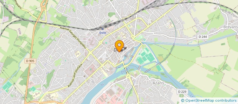 localisation de l'entreprise GABELIE à DOLE