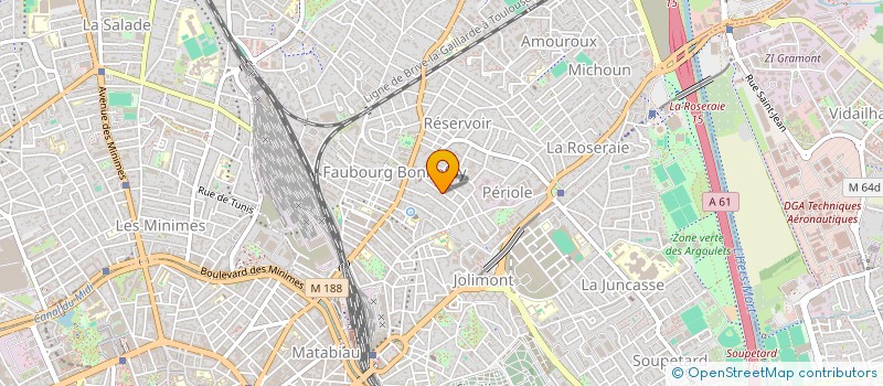localisation de l'entreprise GABELIO à TOULOUSE