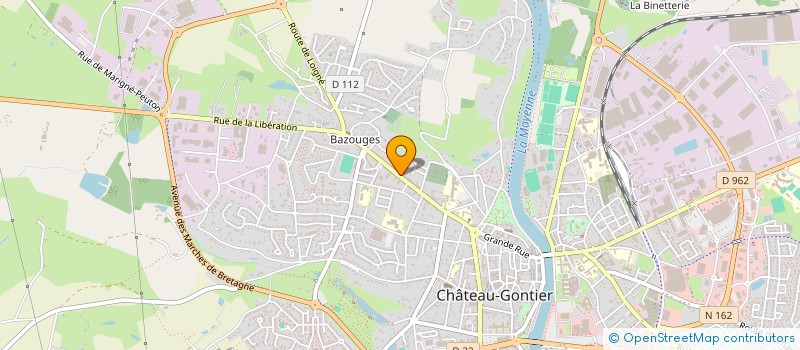 localisation de l'entreprise GABELIOU  CHATEAU-GONTIER-SUR-MAYENNE