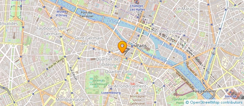 localisation de l'entreprise GABELLI AVENTURE PARIS 6 à PARIS