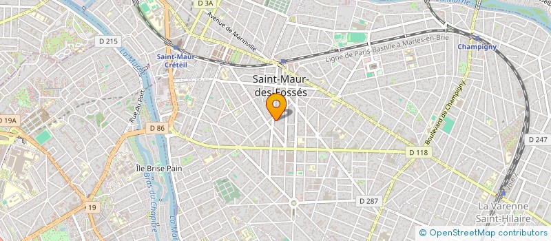 localisation de l'entreprise GABELOIRE à SAINT-MAUR-DES-FOSSES