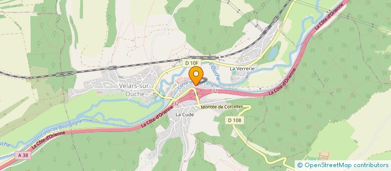 localisation de l'entreprise GABENCE  VELARS-SUR-OUCHE