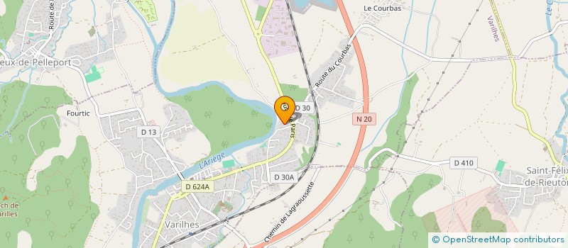 localisation de l'entreprise GABENTO à VARILHES