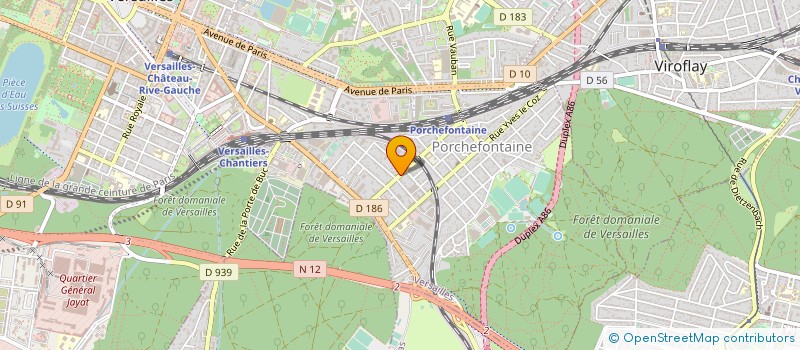 localisation de l'entreprise GABEREM à VERSAILLES