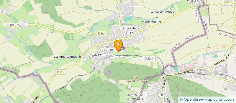 localisation de l'entreprise GABESA  LEYMEN