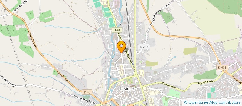 localisation de l'entreprise GABEST à LISIEUX