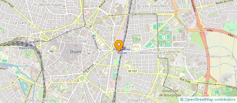 localisation de l'entreprise GABETTE-VITUREAU à DIJON