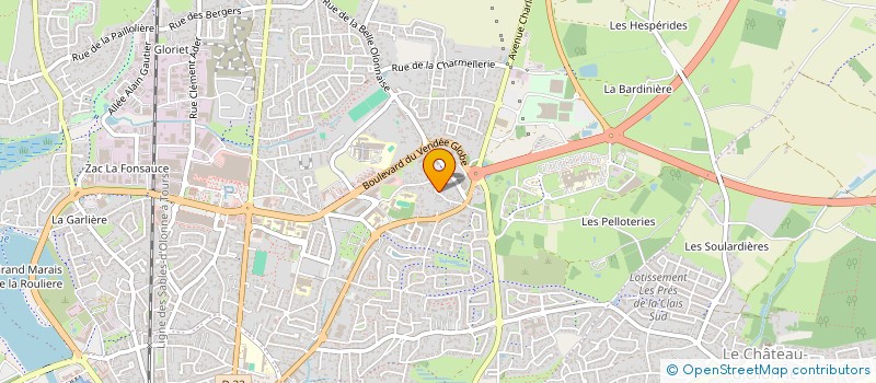 localisation de l'entreprise GABEVA à LES SABLES-D'OLONNE