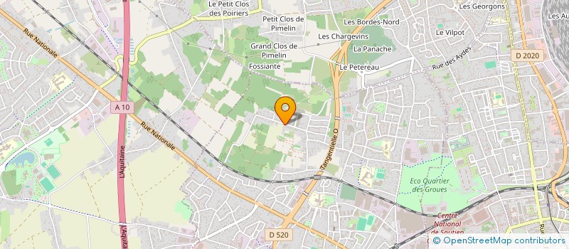 localisation de l'entreprise GABFAN  SAINT-JEAN-DE-LA-RUELLE