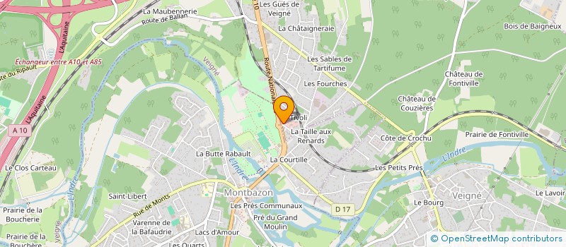 localisation de l'entreprise GABGAR  VEIGNE