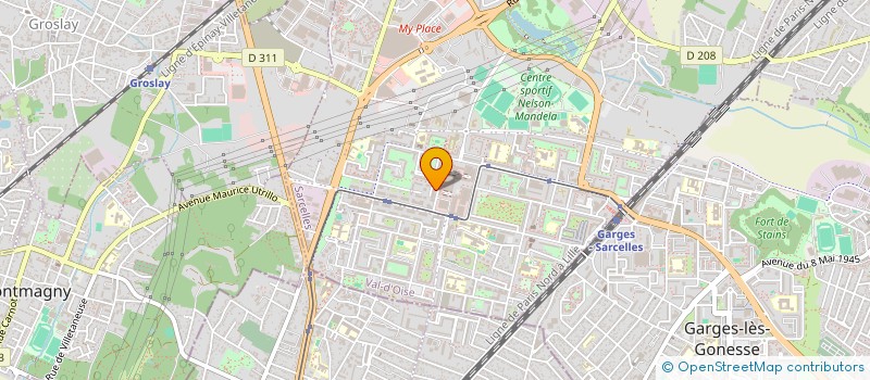 localisation de l'entreprise GABGOUBIA  SARCELLES