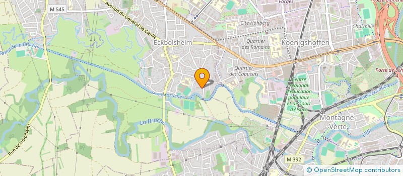 localisation de l'entreprise GABI  ECKBOLSHEIM