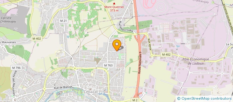 localisation de l'entreprise GABI  CEBAZAT