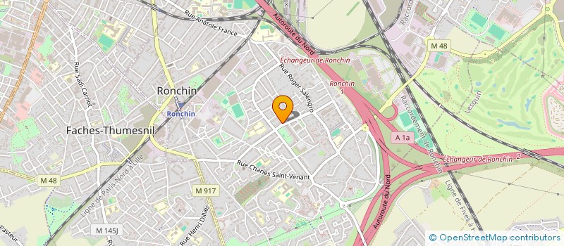 localisation de l'entreprise GABICA IMMOBILIER  RONCHIN