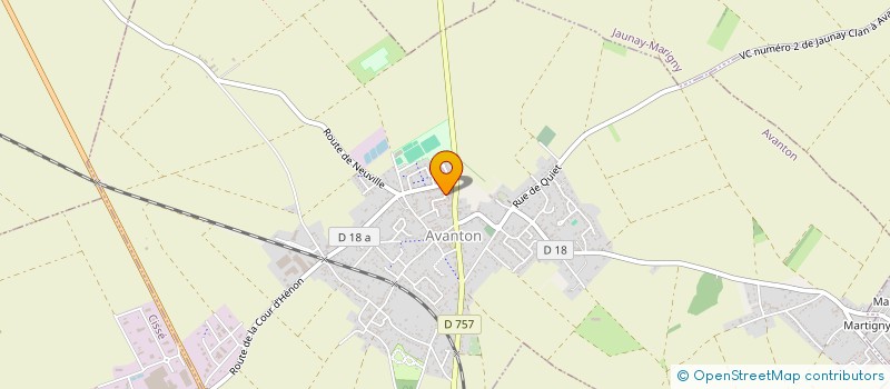 localisation de l'entreprise GABIDOUILLE à AVANTON