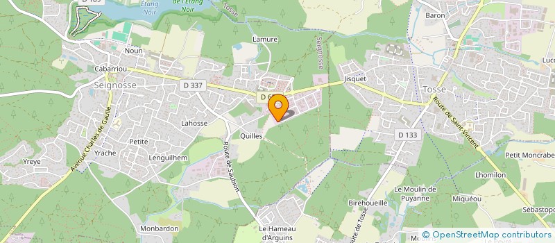 localisation de l'entreprise GABIETTE  SEIGNOSSE