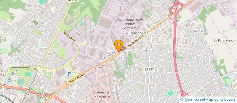 localisation de l'entreprise GABILI  CARQUEFOU