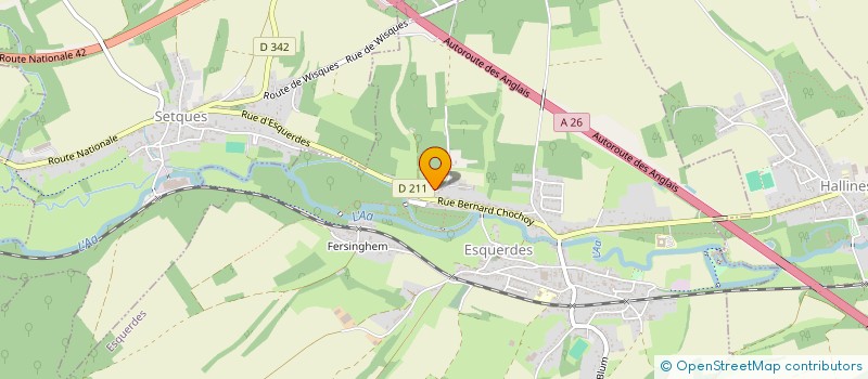 localisation de l'entreprise GABILIZ  ESQUERDES