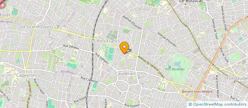 localisation de l'entreprise GABILLE  BORDEAUX