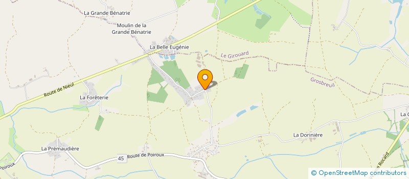 localisation de l'entreprise GABILLER INDIVISION à TALMONT-SAINT-HILAIRE