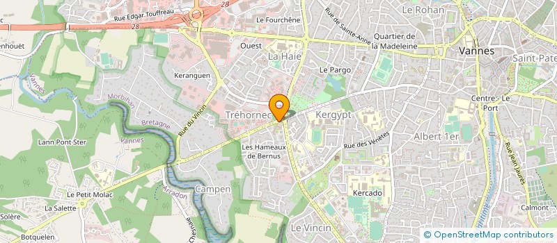 localisation de l'entreprise GABILLET à VANNES