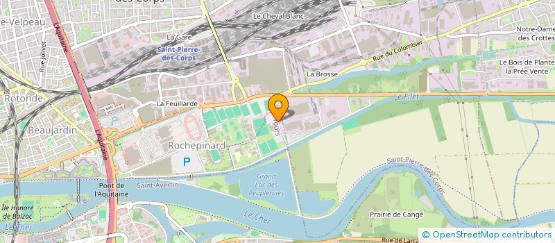 localisation de l'entreprise GABILLET-GALLOU  TOURS