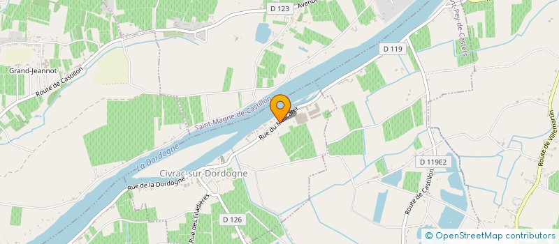 localisation de l'entreprise GABILLET PERSPECTIVES  CIVRAC-SUR-DORDOGNE