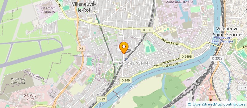 localisation de l'entreprise GABILLOT MARCE à ABLON-SUR-SEINE