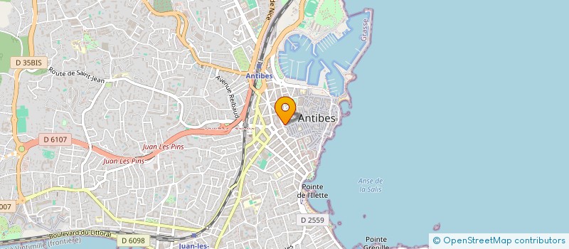 localisation de l'entreprise GABILOU à ANTIBES