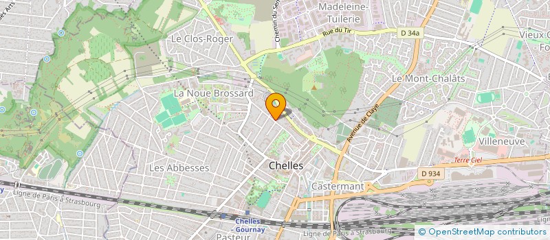 localisation de l'entreprise GABIMMO  CHELLES