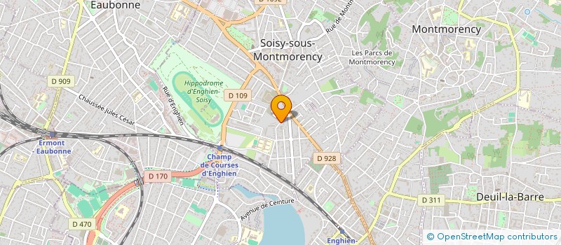 localisation de l'entreprise GABIMMO  SOISY-SOUS-MONTMORENCY